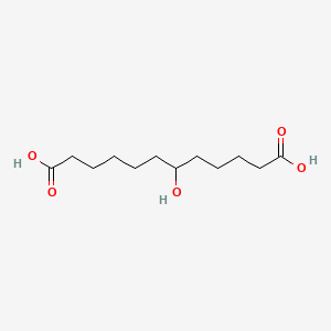 molecular formula C12H22O5 B13960605 6-Hydroxydodecanedioic acid CAS No. 50870-54-7