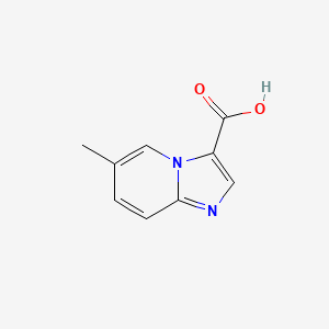 molecular formula C9H8N2O2 B1396061 6-Methylimidazo[1,2-a]pyridine-3-carboxylic acid CAS No. 1019021-64-7