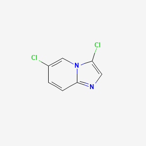 molecular formula C7H4Cl2N2 B1396069 3,6-Dichloroimidazo[1,2-a]pyridine CAS No. 1019027-83-8