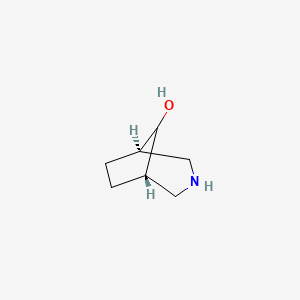 molecular formula C7H13NO B1396073 Endo-3-azabicyclo[3.2.1]octan-8-ol CAS No. 782435-85-2