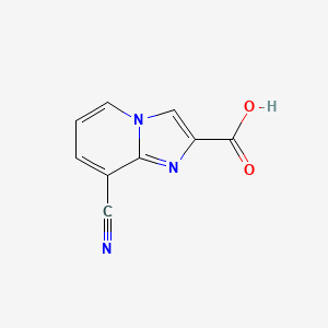 8-Cyano-imidazo[1,2-a]pyridine-2-carboxylic acid
