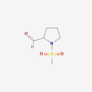 1-(Methylsulfonyl)pyrrolidine-2-carbaldehyde
