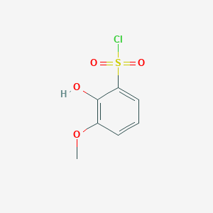 2-Hydroxy-3-methoxybenzene-1-sulfonyl chloride
