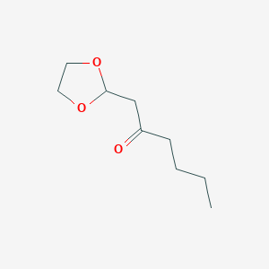 1-(1,3-Dioxolan-2-yl)-hexan-2-one