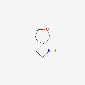 molecular formula C6H11NO B1396095 6-Oxa-1-azaspiro[3.4]octane CAS No. 71850-23-2