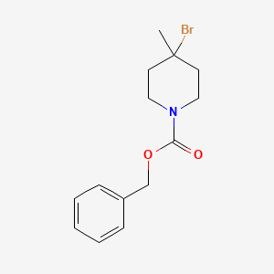 molecular formula C14H18BrNO2 B13960970 Benzyl 4-bromo-4-methylpiperidine-1-carboxylate 