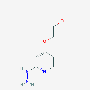 2-Hydrazinyl-4-(2-methoxyethoxy)pyridine