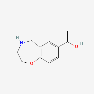 1-(2,3,4,5-Tetrahydro-1,4-benzoxazepin-7-yl)ethanol