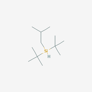 molecular formula C12H28Si B13961092 Ditert-butyl(2-methylpropyl)silane 