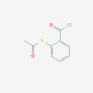 molecular formula C9H7ClO2S B13961105 S-[2-(Chlorocarbonyl)phenyl] ethanethioate CAS No. 62972-22-9