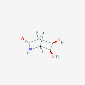 (1R,4S,5R,6S)-5,6-dihydroxy-2-azabicyclo[2.2.1]heptan-3-one