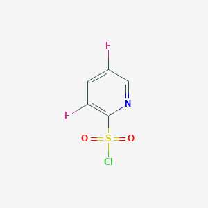 molecular formula C5H2ClF2NO2S B1396115 3,5-Difluoropyridine-2-sulfonyl chloride CAS No. 1261587-79-4