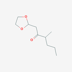 1-(1,3-Dioxolan-2-yl)-3-methyl-hexan-2-one