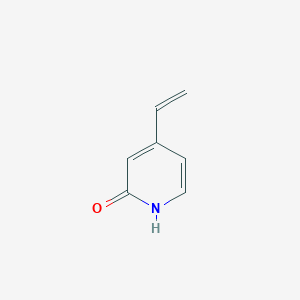 molecular formula C7H7NO B13961185 4-Ethenyl-2(1H)-pyridinone CAS No. 395681-48-8