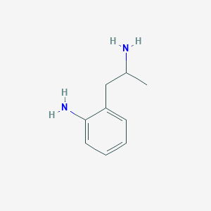 molecular formula C9H14N2 B13961248 2-(2-Aminopropyl)aniline CAS No. 39909-28-9