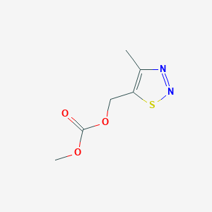 Carbonic acid methyl ester 4-methyl-[1,2,3]thiadiazol-5-ylmethyl ester