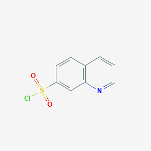 molecular formula C9H6ClNO2S B1396127 7-Quinolinesulfonyl chloride CAS No. 443692-93-1
