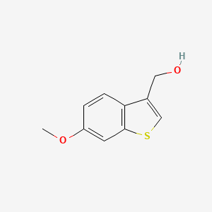 molecular formula C10H10O2S B13961378 (6-Methoxybenzo[b]thiophen-3-yl)methanol 
