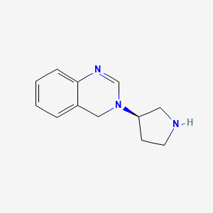molecular formula C12H15N3 B13961470 (R)-3-(pyrrolidin-3-yl)-3,4-dihydroquinazoline 