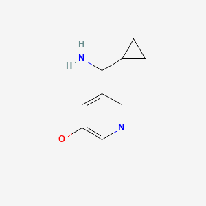 Cyclopropyl(5-methoxypyridin-3-yl)methanamine