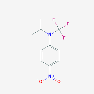 molecular formula C10H11F3N2O2 B13961611 N-isopropyl-4-nitro-N-(trifluoromethyl)aniline 