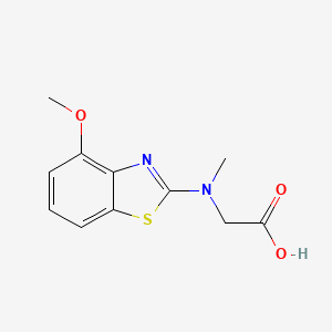 N-(4-methoxy-1,3-benzothiazol-2-yl)-N-methylglycine