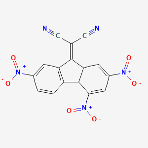 (2,4,7-trinitro-4a,9a-dihydro-9H-fluoren-9-ylidene)malononitrile