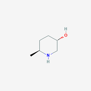 molecular formula C6H13NO B1396172 (3S,6S)-6-Methylpiperidin-3-OL CAS No. 150197-75-4