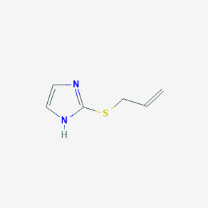molecular formula C6H8N2S B1396173 2-Allylsulfanyl-1H-imidazole CAS No. 27098-94-8