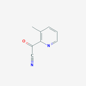 molecular formula C8H6N2O B13961740 2-Pyridineacetonitrile, 3-methyl-alpha-oxo- CAS No. 344746-42-5