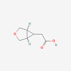 trans-3-Oxabicyclo[3.1.0]hexane-6-acetic acid