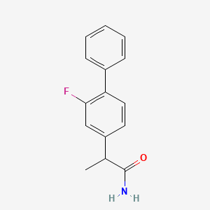 molecular formula C15H14FNO B13961775 Flurbiprofen amide 