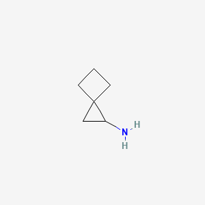 molecular formula C6H11N B1396184 Spiro[2.3]hexan-1-amine CAS No. 17202-60-7