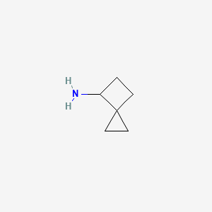 molecular formula C6H11N B1396185 Spiro[2.3]hexan-4-amine CAS No. 38772-80-4