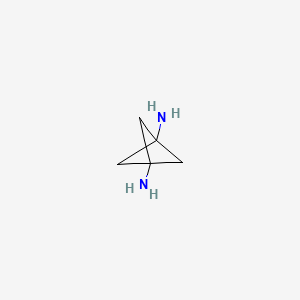 molecular formula C5H10N2 B1396186 Bicyclo[1.1.1]pentane-1,3-diamine CAS No. 148561-75-5