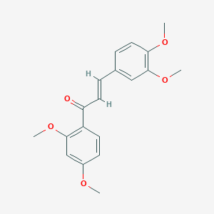 molecular formula C19H20O5 B139619 Chalcone, 3,4,2',4'-tetramethoxy- CAS No. 155048-06-9