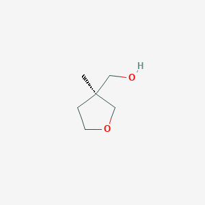 molecular formula C6H12O2 B1396190 (S)-(3-Methyltetrahydrofuran-3-yl)methanol CAS No. 1123786-92-4