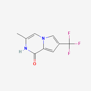 3-Methyl-7-(trifluoromethyl)pyrrolo[1,2-a]pyrazin-1(2H)-one