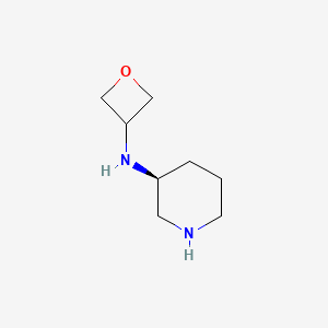 molecular formula C8H16N2O B1396196 (3S)-N-(氧杂环-3-基)哌啶-3-胺 CAS No. 1349699-74-6