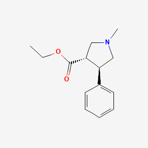 (3S,4R)-Ethyl 1-methyl-4-phenylpyrrolidine-3-carboxylate