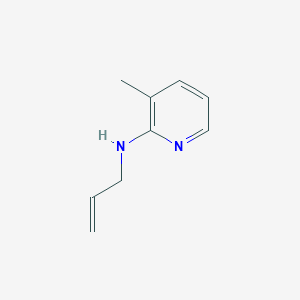 molecular formula C9H12N2 B13962052 N-Allyl-3-methylpyridin-2-amine 