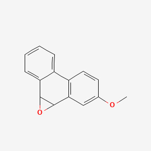 molecular formula C15H12O2 B13962055 Phenanthro(9,10-b)oxirene, 1a,9b-dihydro-3-methoxy- CAS No. 61346-13-2