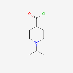 molecular formula C9H16ClNO B13962061 1-(Propan-2-yl)piperidine-4-carbonyl chloride CAS No. 385831-46-9