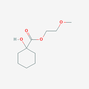 molecular formula C10H18O4 B13962068 2-Methoxyethyl 1-hydroxycyclohexane-1-carboxylate CAS No. 6947-08-6
