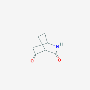 molecular formula C7H9NO2 B1396208 2-Azabicyclo[2.2.2]octane-3,5-dione CAS No. 596795-04-9