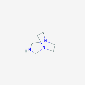 molecular formula C6H13N3 B13962080 1,3,5-Triazabicyclo[3.2.2]nonane CAS No. 343264-98-2