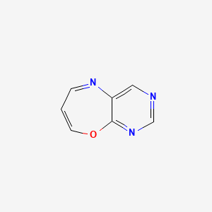 molecular formula C7H5N3O B13962092 Pyrimido[4,5-B][1,4]oxazepine CAS No. 86888-26-8