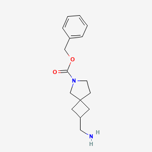 molecular formula C16H22N2O2 B13962094 Benzyl 2-(aminomethyl)-6-azaspiro[3.4]octane-6-carboxylate 