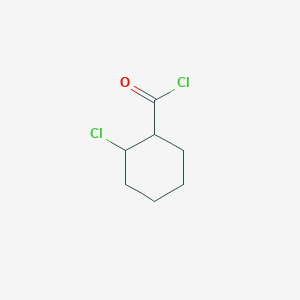 molecular formula C7H10Cl2O B13962136 2-Chlorocyclohexane-1-carbonyl chloride CAS No. 37420-99-8