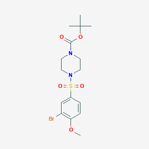 Tert-butyl 4-((3-bromo-4-methoxyphenyl)sulfonyl)piperazine-1-carboxylate